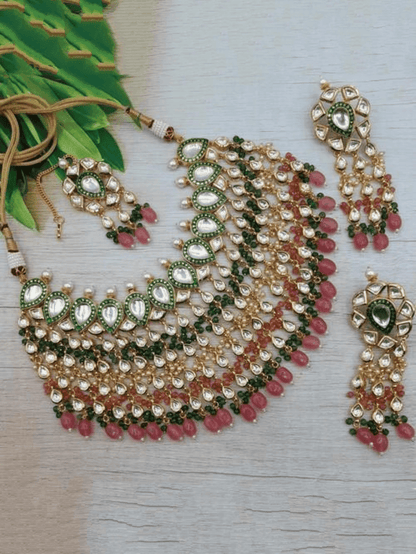 Ishhaara Multi Coral Meena Set