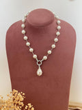 Ishhaara Pink Multicolor Pearl Necklaces