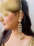 Ishhaara Pink Noor String Earrings