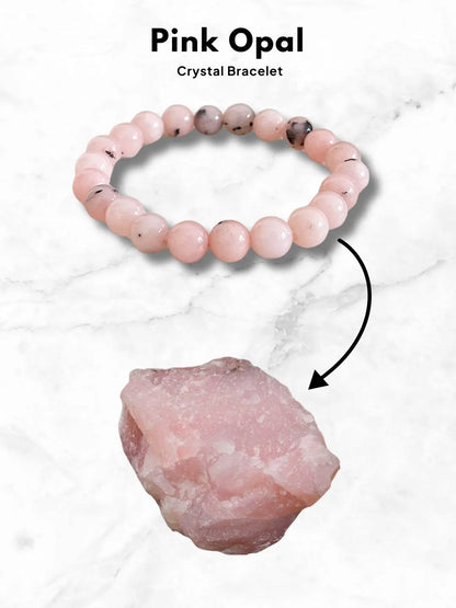 Ishhaara Pink Opal Bracelet