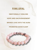 Ishhaara Pink Opal Crystal Bracelet