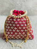 Ishhaara Peora Embroidered Potli Bags