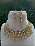 Ishhaara Pink Rajwadi Kundan Studded Bridal Choker