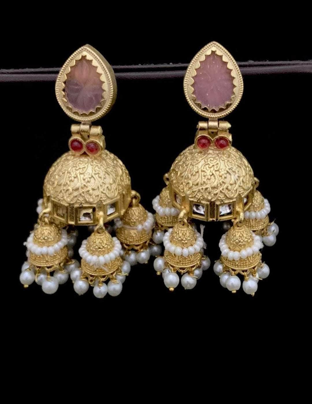 Ishhaara Green Rudra Earring