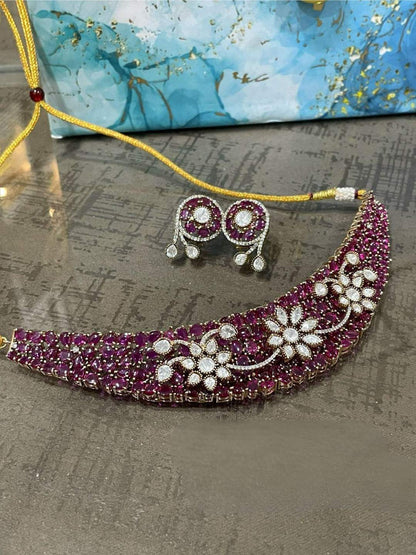 Ishhaara Pink Sara Ali Khan Inspired Bridal Choker