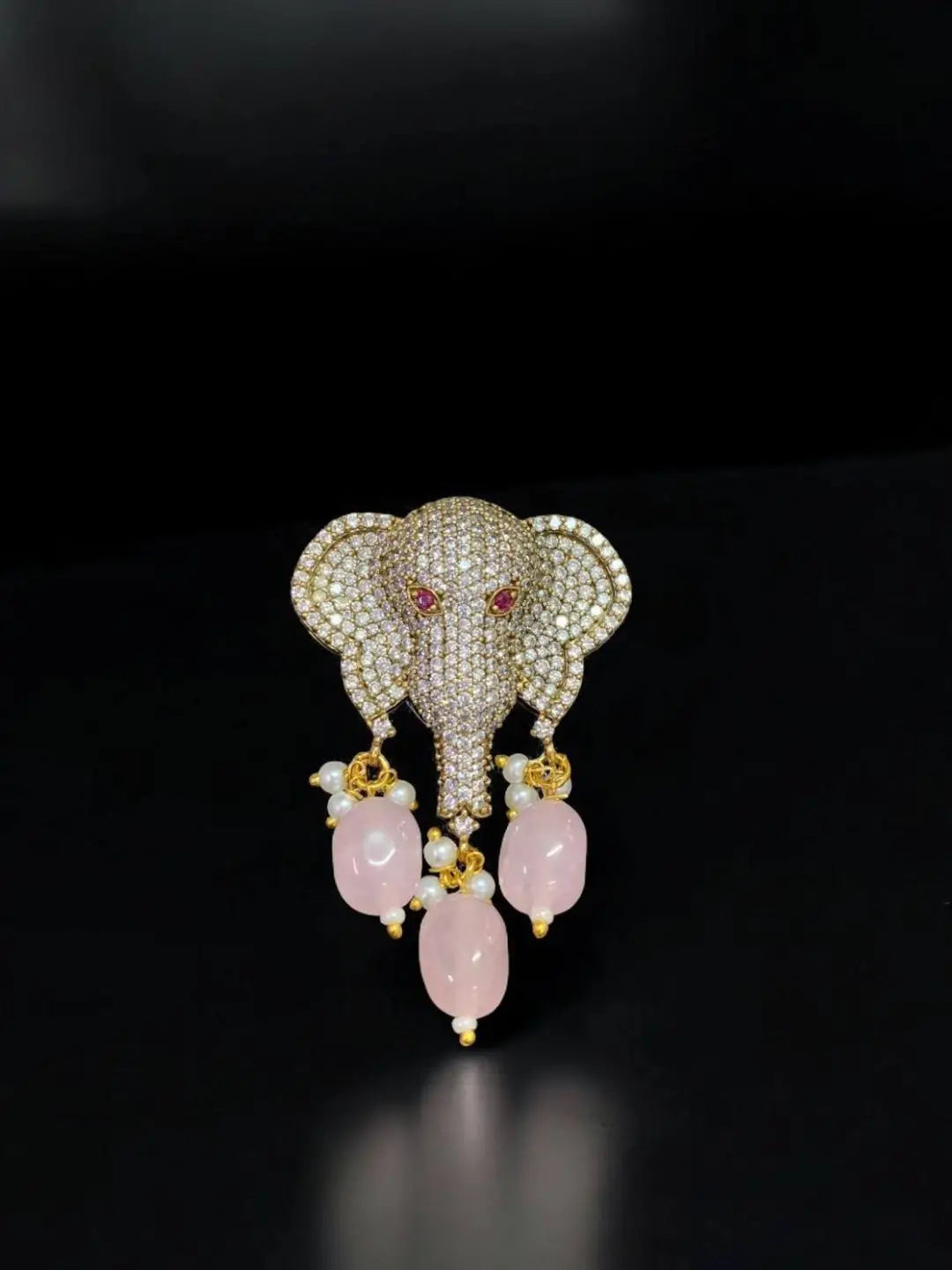 Ishhaara Pink Shahrukh Khan Inspired Groom Brooch