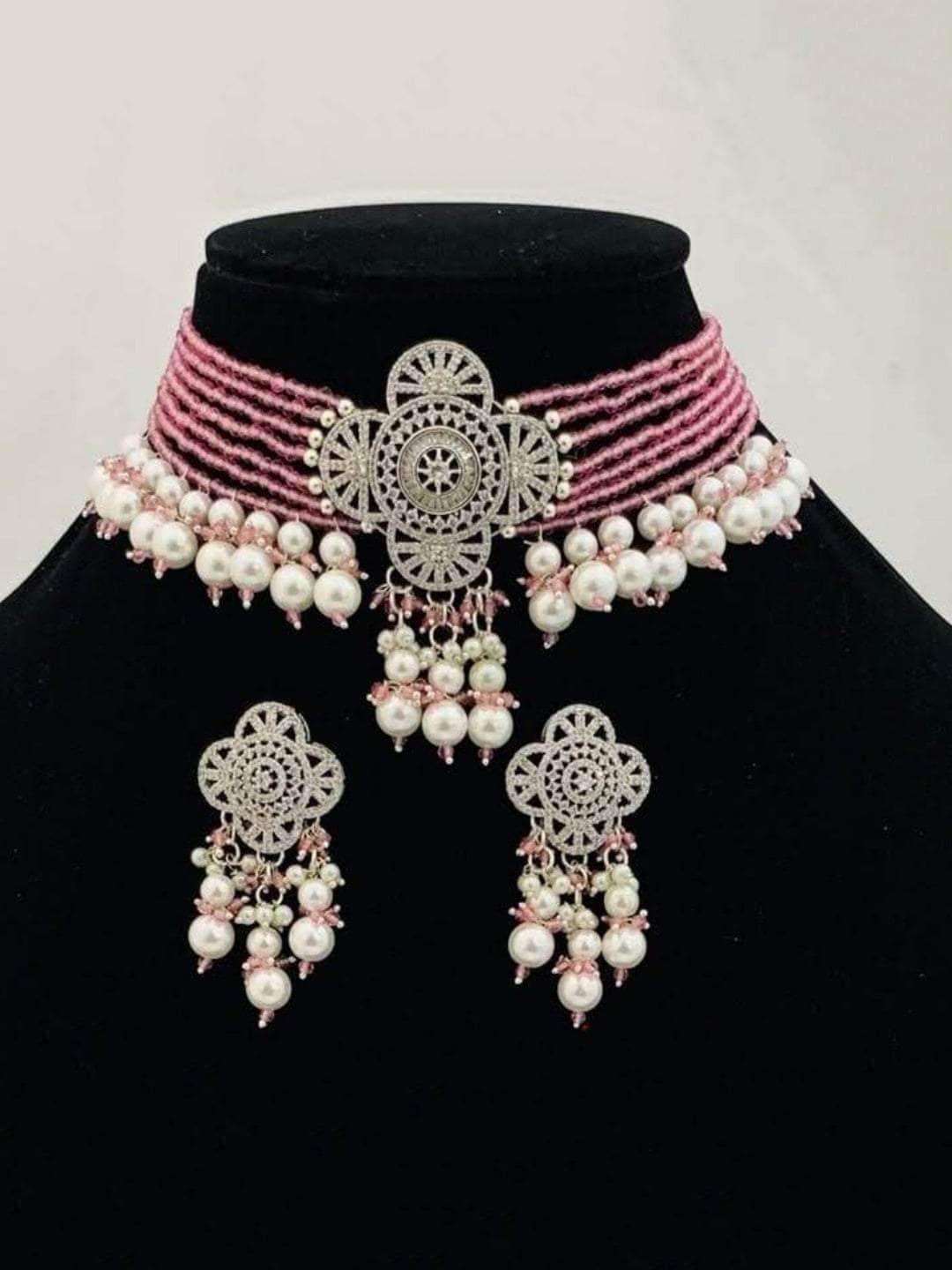 Ishhaara Snow Pearl Choker