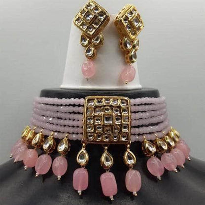 Ishhaara Square Patch Onex Choker Necklace Set