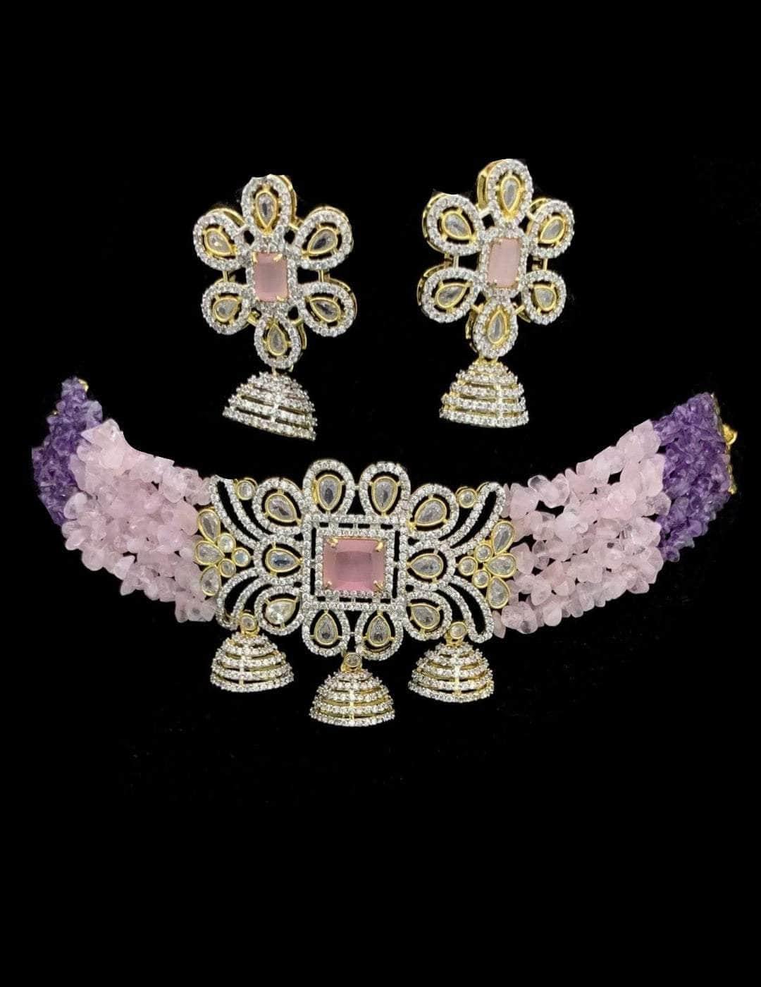 Ishhaara Stone Studded Choker Set