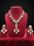 Ishhaara V Shaped Victorian Kundan Necklace Set