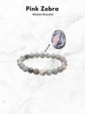 Ishhaara Pink Zebra Bracelet