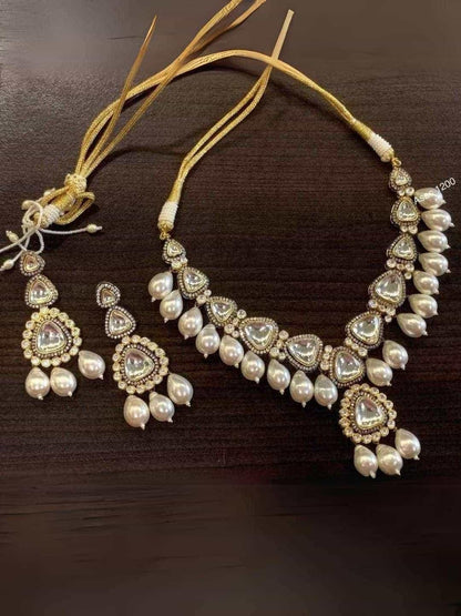 Ishhaara Polki Baroque Necklace
