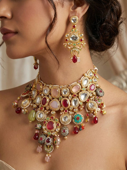 Ishhaara Polki Bridal Necklace