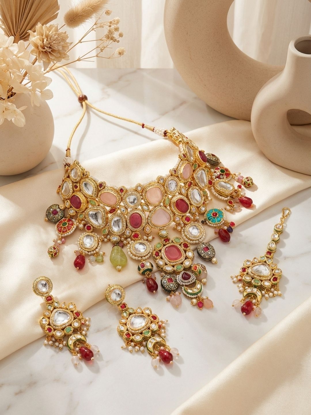 Ishhaara Polki Bridal Necklace