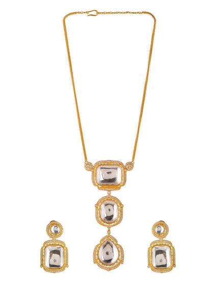 Ishhaara Polki Chunkey Pendant Necklace Set