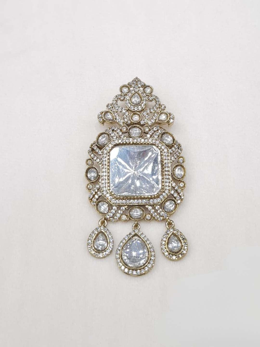 Ishhaara Polki Diamond Brooch
