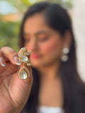 Ishhaara Polki Drop Earrings