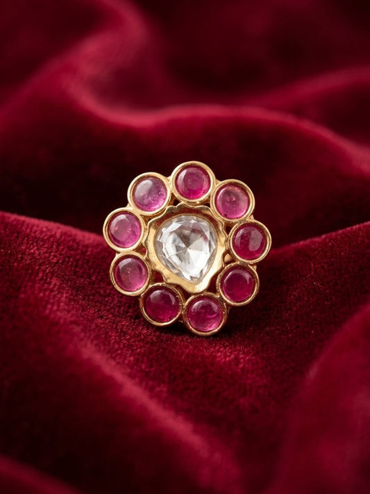 Ishhaara Polki Finger Ring