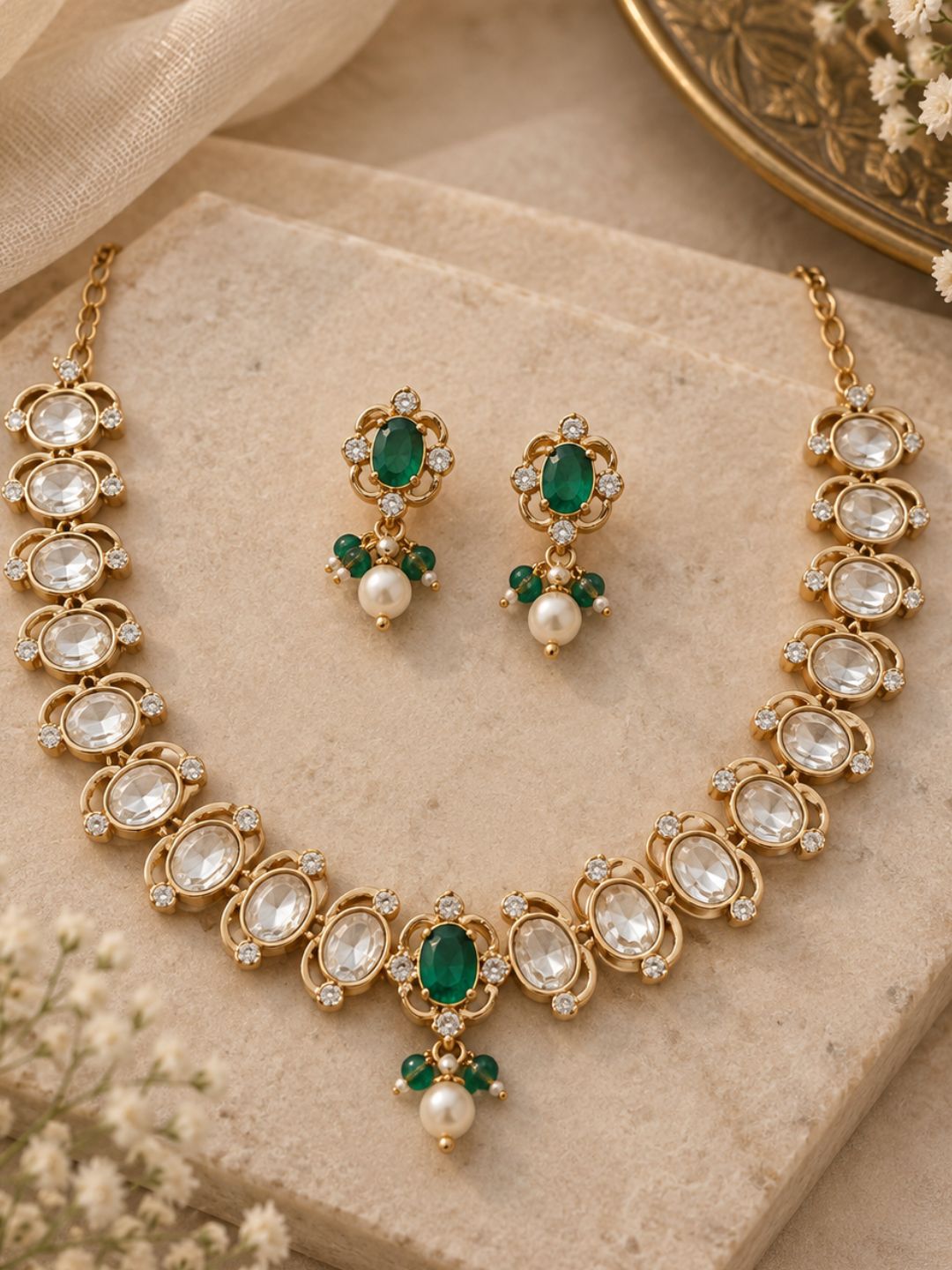 Ishhaara Polki Kundan Necklace