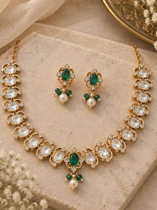 Ishhaara Polki Kundan Necklace