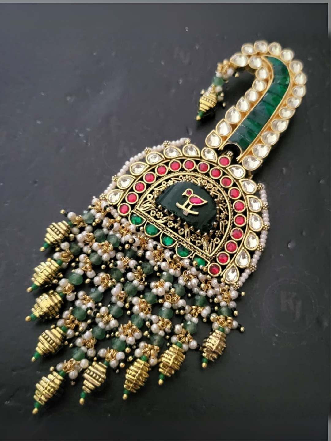 Ishhaara Polki Kundan Rajwadi Kalangi