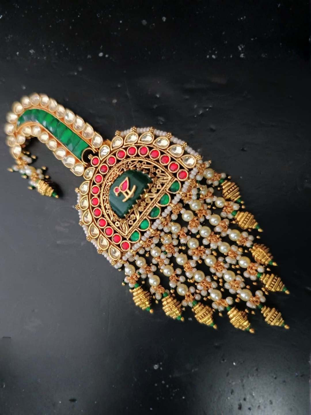 Ishhaara Polki Kundan Rajwadi Kalangi