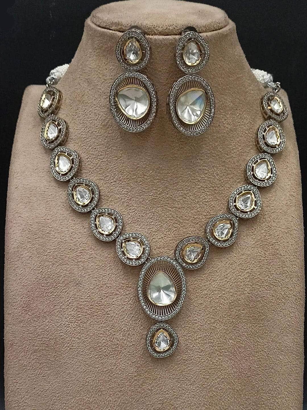 Ishhaara Polki Kundan Victorian Necklace