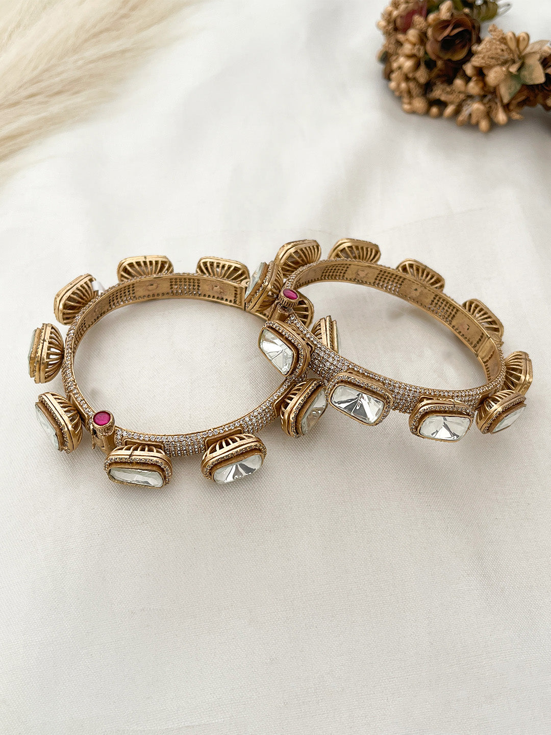 Ishhaara Polki Pacheli Bracelet