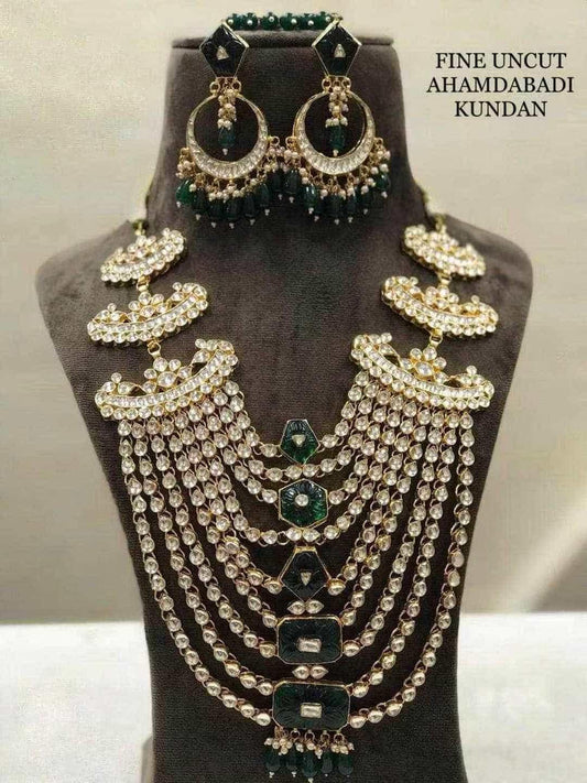 Ishhaara Polki Rani Haar With Teeka