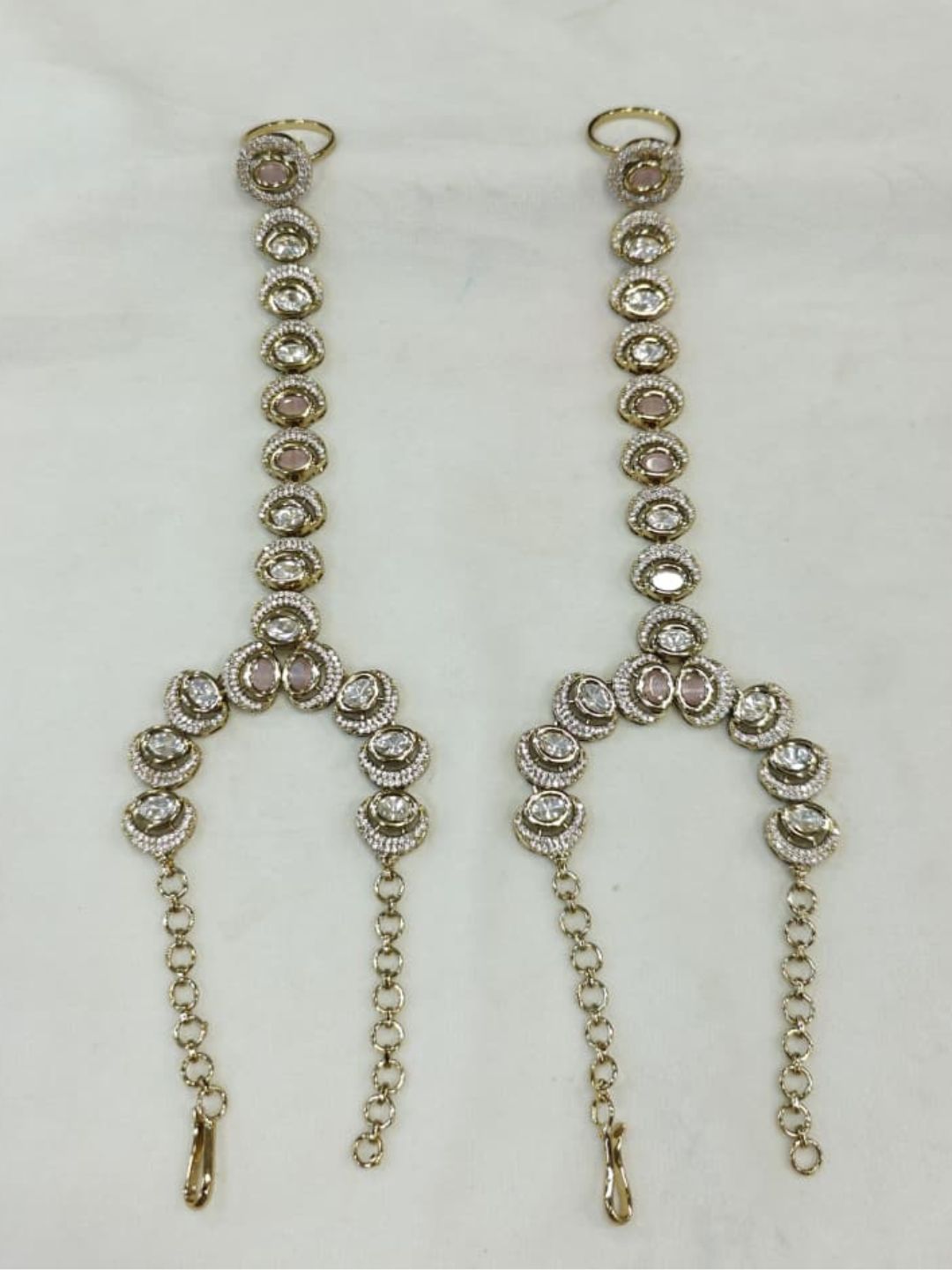 Ishhaara Polki Stone Bridal Haathphool
