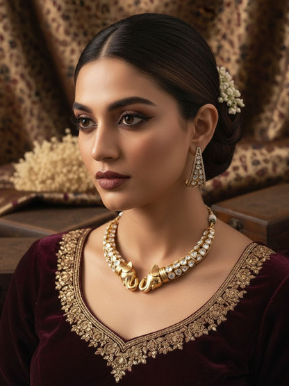 Ishhaara Premium Elephant Necklace