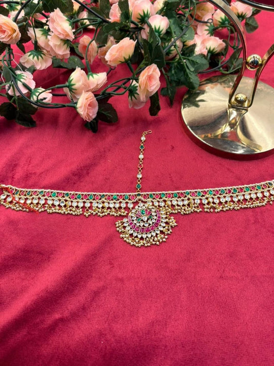 Ishhaara Premium Jadau Kundan Mathapatti