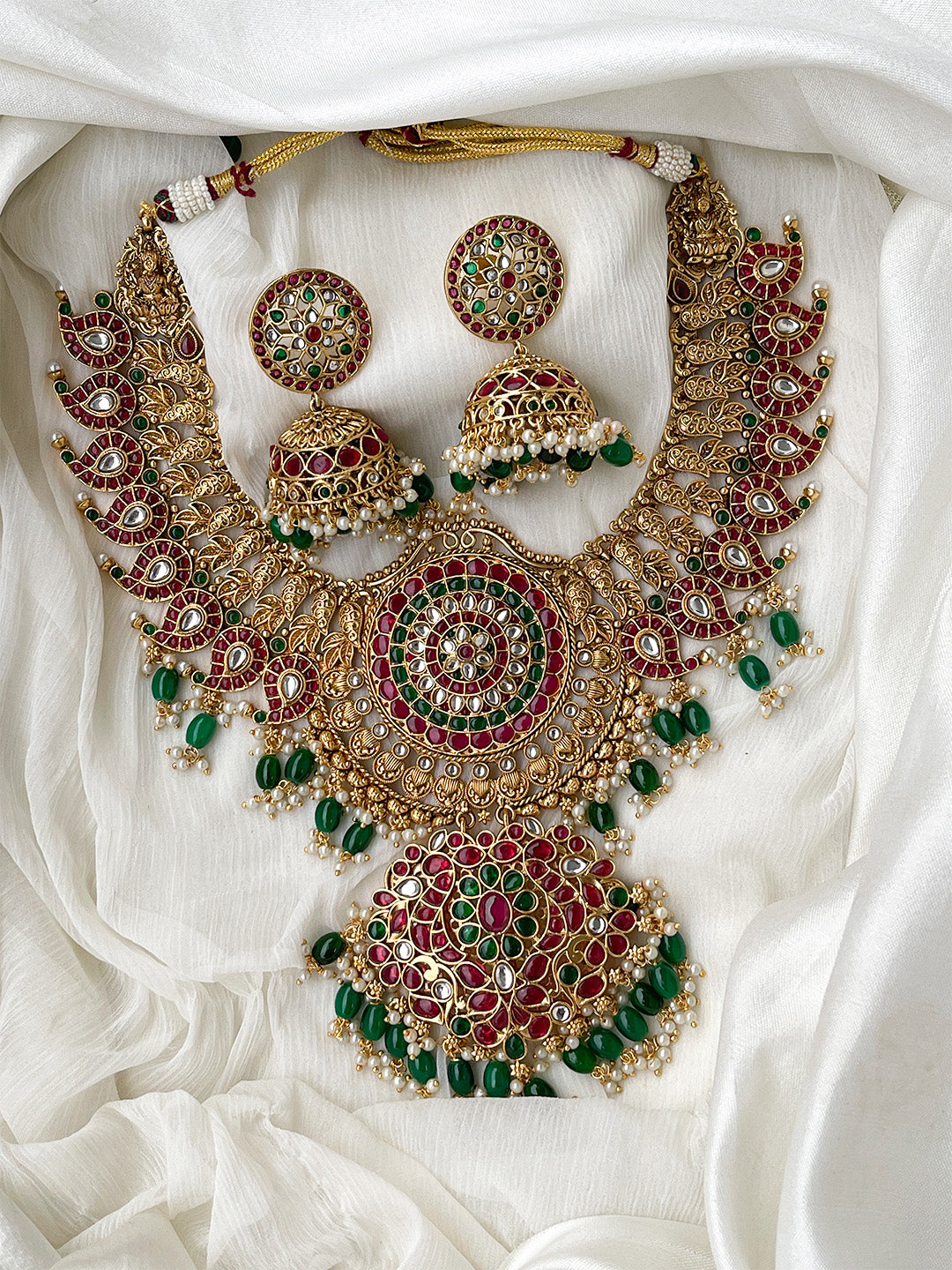 Ishhaara Premium Kundan Jadau Bridal Necklace