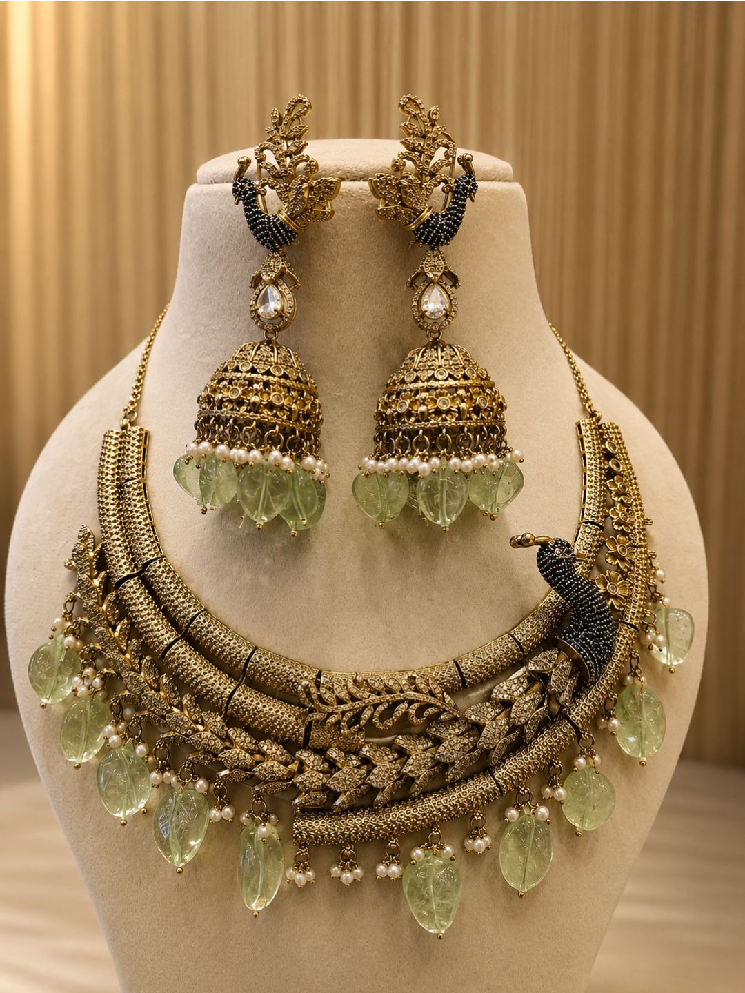 Ishhaara Premium Peacock Statement Choker