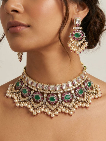 Ishhaara Premium Victorian Diamond Choker