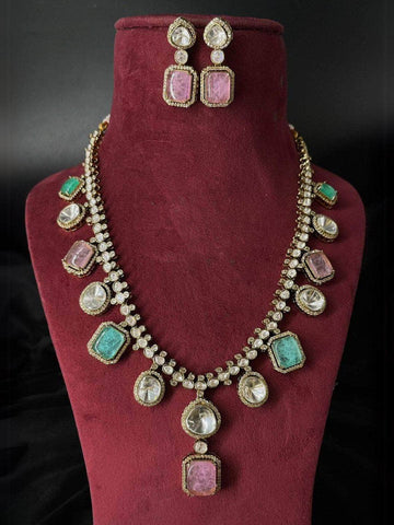 Ishhaara Prismatic Zirconia Jewellery Set