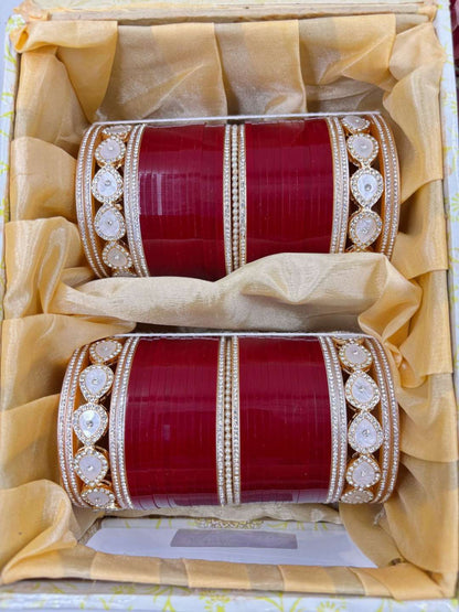 Ishhaara Punjabi Bridal Traditonal Kundan Chooda