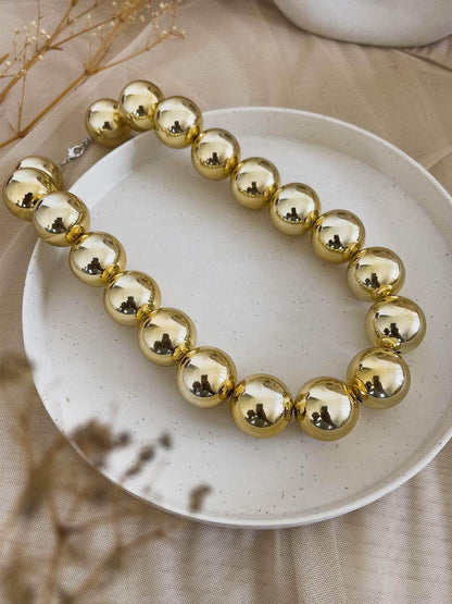 Ishhaara Punk Geometric Beaded Necklace