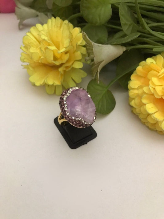 Ishhaara Purple Gemstone Ring