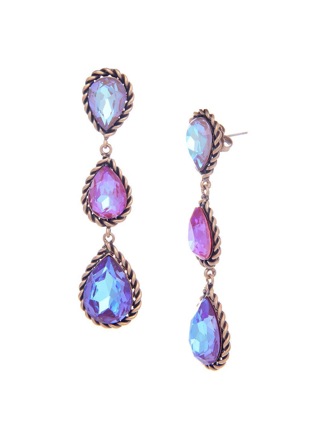 Ishhaara Sobhita In Drop 3 Tiered Earrings