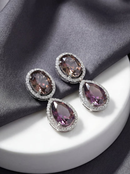 Ishhaara Quartz Papillon Earrings