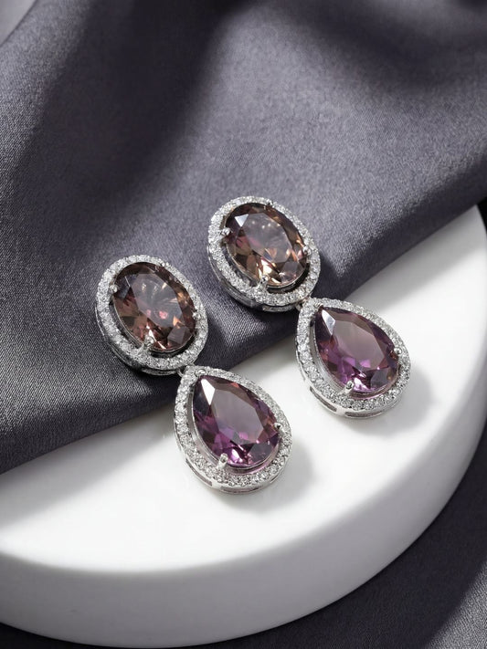 Ishhaara Quartz Papillon Earrings