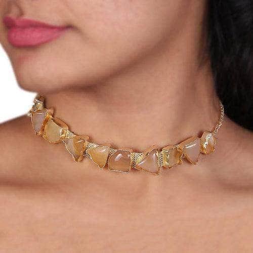 Ishhaara Quartz Sparklet Choker