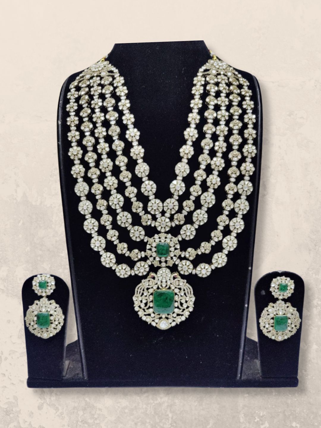 Ishhaara Radhika Merchant Inspired Long Layered Necklace