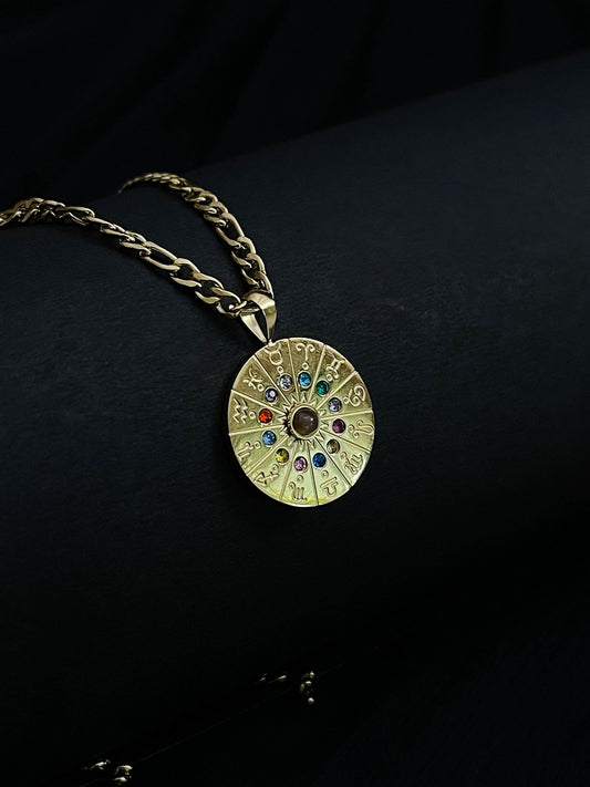 Ishhaara Rainbow Evil Eye Pendant Necklace
