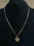 Ishhaara Rainbow Evil Eye Pendant Necklace