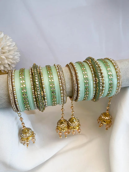 Ishhaara Rajasthani Pastel Color Chooda Set