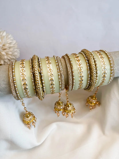 Ishhaara Rajasthani Pastel Color Chooda Set
