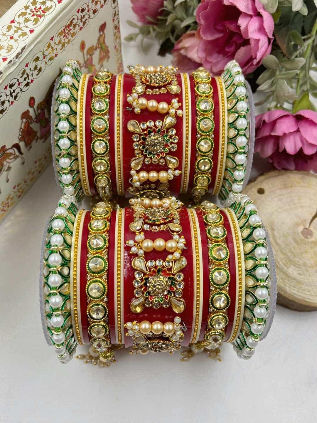 Ishhaara Rajasthani Traditional Bridal Chura Set 
