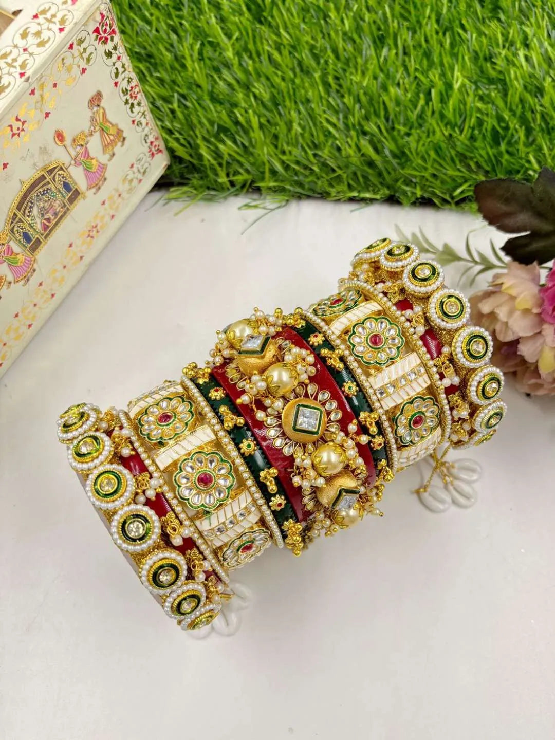 Buy Rajputi Bridal Chuda Set Online Ishhaara